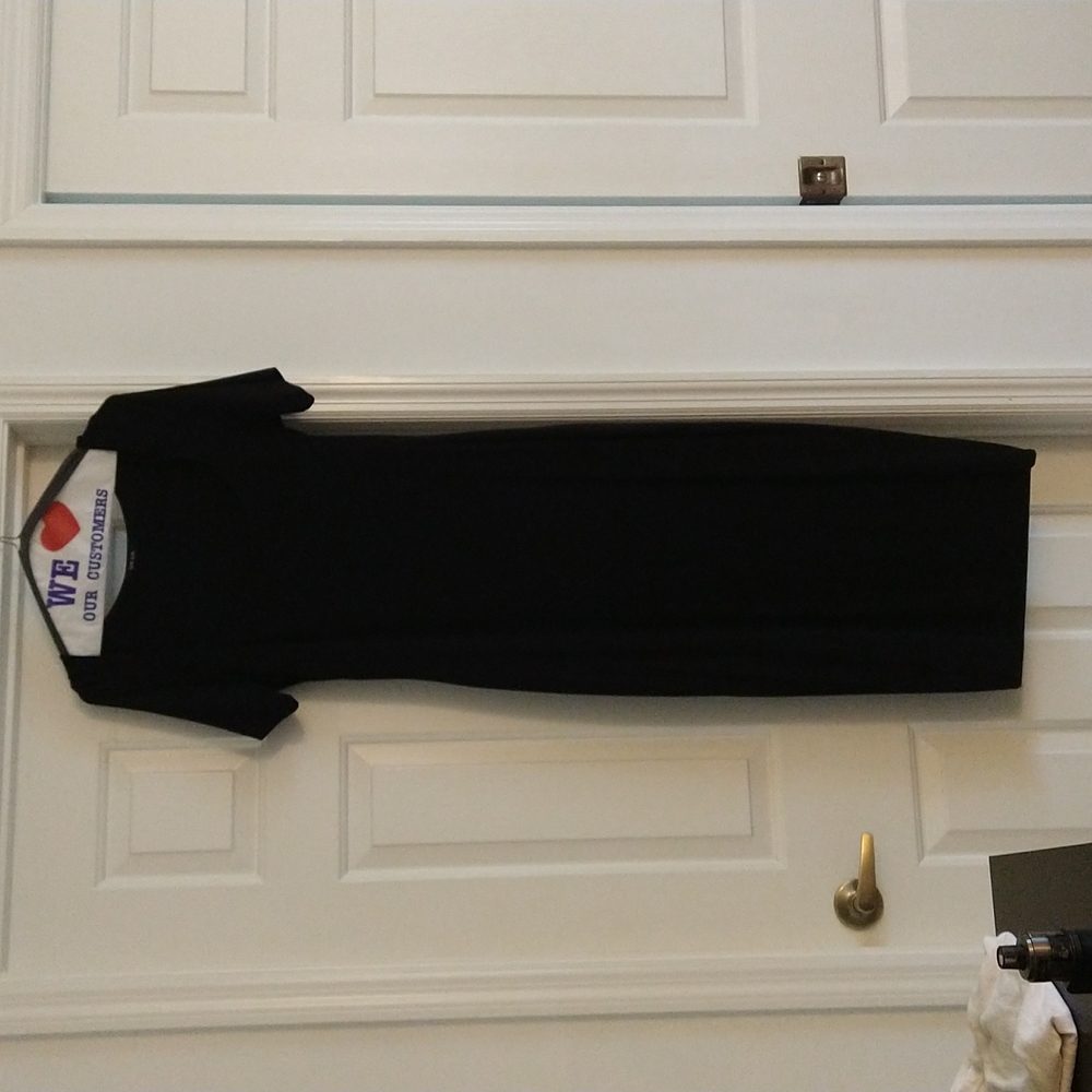 Mid maternity square neck dress